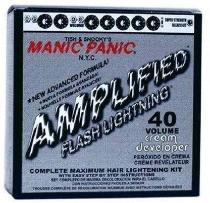 Manic Panic Flash Lightning Hair Bleach Kit 40 Volume , white