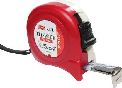 Freemans Measures HI-WIDE 5M Pocket Measuring Tape with Lock Measurement Tape