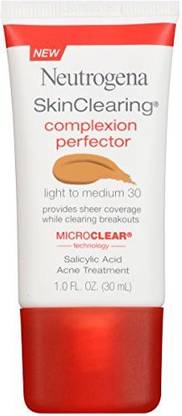 NEUTROGENA Skinclearing Complexion Perfector With Salicylic Acid Light Medium