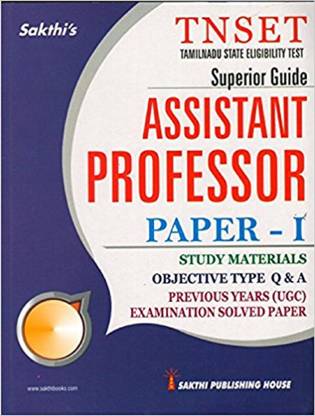 TNSET (Tamil Nadu State Eligibility Test) Superior Guide For Assistant Professor PAPER I