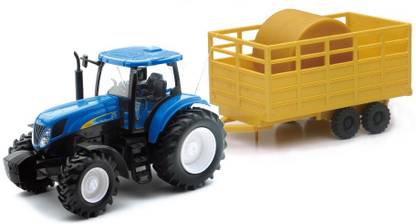New-Ray R/C New Holland T7070 With trailer Scale 1:24