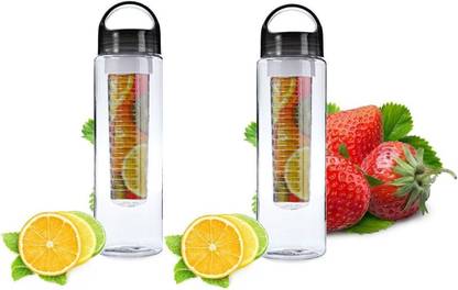 Bluebells India ™Colorful Fruit Juice Infusing Infuser Sport Health Lemon Sport Sipper 700 ml Bottle