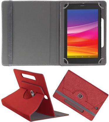 ACM Book Cover for Micromax Canvas Tab P702 Designer Rotating Case