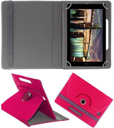 ACM Book Cover for Micromax Canvas Tab P70221 Rotating Case
