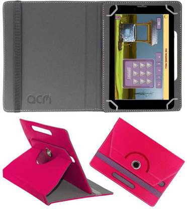 ACM Flip Cover for Datawind Education 7" Tab Rotating Case