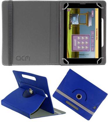 ACM Flip Cover for Datawind Education 7" Tab Rotating Case