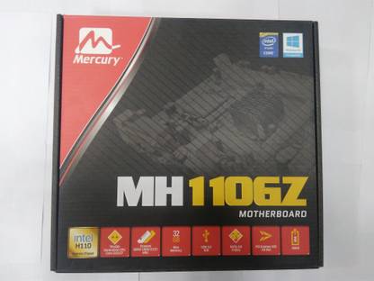 Mercury MH110GZ LGA 1155Socket ATX Intel H110 Chipset DDR4 Motherboard for Desktop
