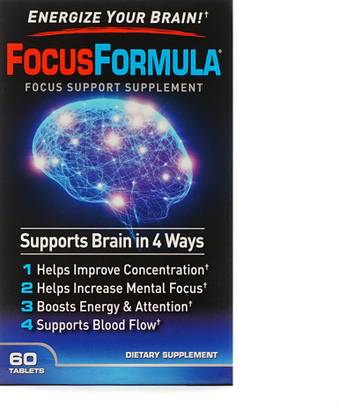 GNC Focus Formula - Supports Blood Flow and Improves Concentration