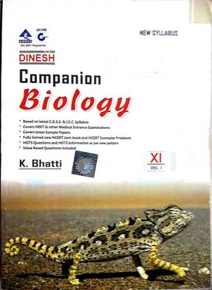 Dinesh Companion Biology Class 11, Vol 1&2 (2018-2019)