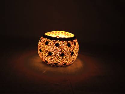 Gojeeva Festive Glass 1 - Cup Tealight Holder
