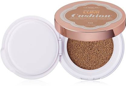 L'Oréal Paris Paris True Match Lumi Cushion Foundation, N4 Buff Beige, 14.6g, Foundation