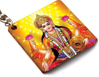 CRAZYINK SQDHANA LAKHSMI IMAGE Key Chain
