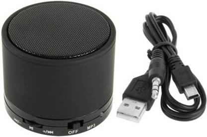 Estar  Mini Bluetooth Wireless Speaker (S10)/Portable Audio Player Play FM Radio, audio - (BLK) Compatible for Sansui U55 3 W Bluetooth Speaker