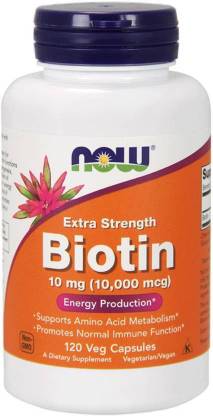 Now Foods BIOTIN 10MG(1000MCG)