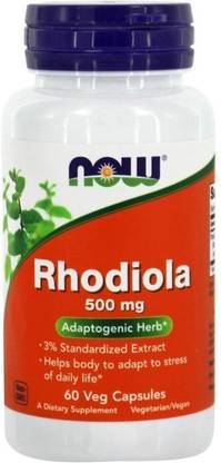 Now Foods Rhodiola 500mg 60Caps