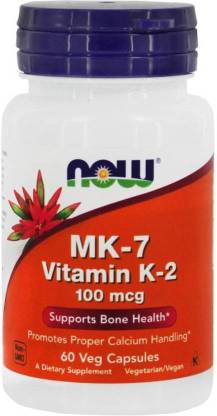 Now Foods Vitamin K 2 - 100mcg 60 caps