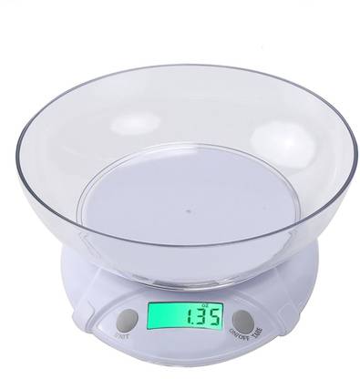 ShopyBucket 100% Brand new and High quality Kitchen Weighing Scale With Measure Bowl 1G To 7Kg Weighing Scale