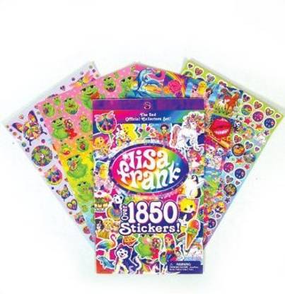 Generic LISA FRANK Sticker Book - 1885 Stickers - 2nd Official Collector's Set!