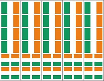 Generic 40 Removable Stickers: Ireland Flag, Irish Party Favors, Decals