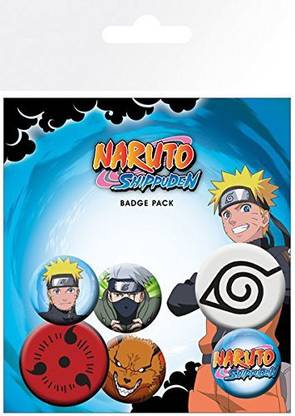 Generic Naruto Shippuden - 6 Piece Button / Pin / Badge Set