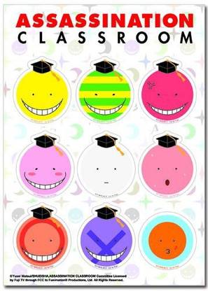 Generic Assassination Classroom: Korosensei Face Sticker Sheet