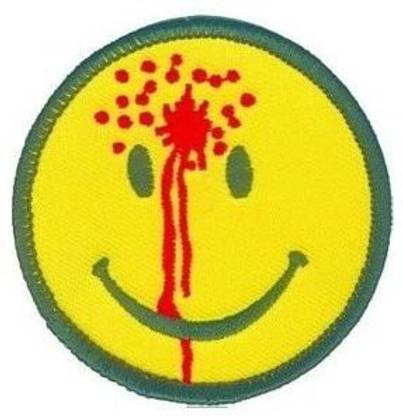 Generic SMILEY FACE WITH BULLET HOLE PATCH