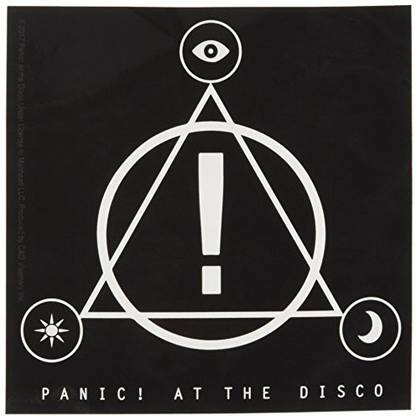 Generic C&D Visionary Panic At the Disco Triangle Logo Sticker