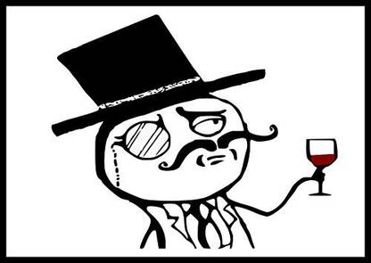 Generic Comedy Sticker Lulzsec Security Hacker Monocle Guy Meme 733t 4chan 7chan Gift