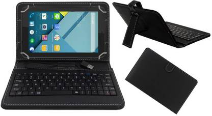 ACM Keyboard Case for Micromax Canvas Tablet P290 7 inch Tab Keyboard Cover