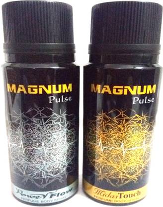 Magnum Pulse POWER FLOW AND MIDAS TOUCH Perfume Body Spray  -  For Men & Women