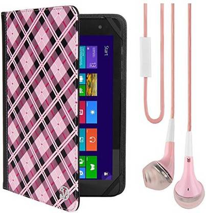 Vangoddy Case Accessory Combo for Astro Tab A10 10 Inch Plaid Tablet Case