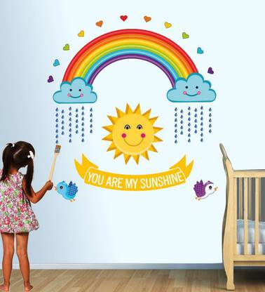 Shrih 'You are My Sunshine Rainbow' Wall Sticker
