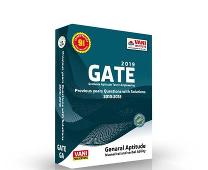 GATE-2019 GENERAL APTITUDE  - PREVIOUS YEARS GATE QUESTIONS WITH SOLUTIONS SUBJECT WISE AND CHAPTER WISE