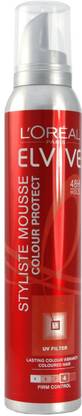 L'Oréal Paris ELVIVE COLOPUR RADIANCE UV FILTER FIRM CONTROL NO.4 Hair Mousse