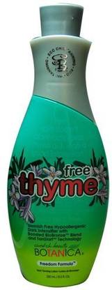 Swedish Beauty Free Thyme Intensifier Tanning Lotion