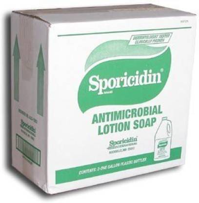 Sporicidin Case Of Antimicrobial lotion