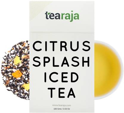 Tearaja Citrus Splash Iced Tea Orange, Lemon Iced Tea Box