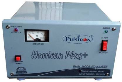 PULSTRON PTI-3520 3 KVA Double/Single Phase Automatic Mainline Voltage Stabilizer
