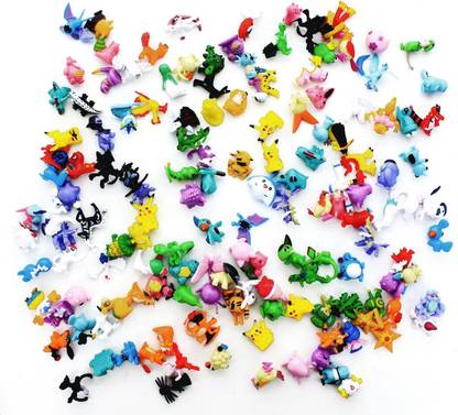 AncientKart Pokemon Basic Small Size Figures Set Of 72 (2-3 Cm)