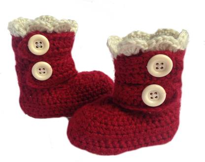 SaaHeli ChoosePick Crochet Boty for 6 to 9 Months Booties
