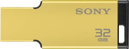 SONY USM32MX3/N//USM32MX3/N IN 32 Pen Drive Compatible with Desktop Computer, Audio Player, Television, Laptop USB 3.1 Metal Case