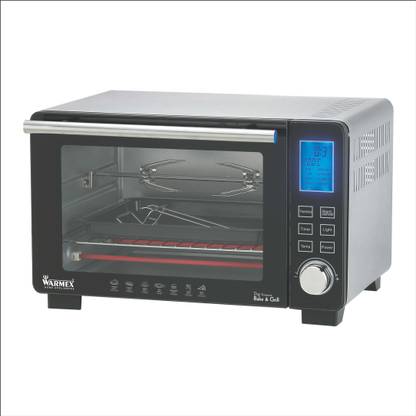 WARMEX Oven Toaster Griller OTG-09 Digi (Black & Silver) 1500 W Pop Up Toaster