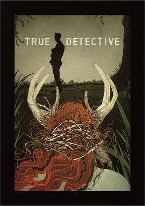 Posterskart True Detective Art Framed Poster Paper Print