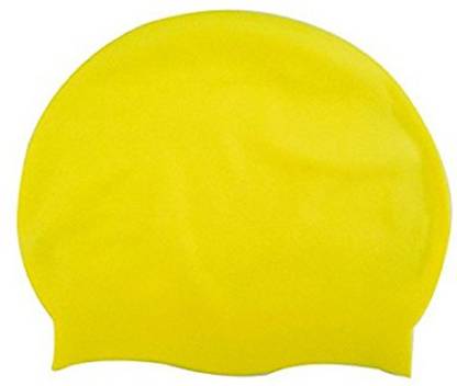 Leosportz Unisex-Kids & Adults Adjustable Plain Flat Silicone Swimming Cap Swimming Cap