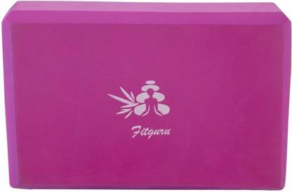 Fitguru Yoga Blocks Pink (Size: 22.8x15x7.6 Cm) 2 Piece Set Yoga Blocks