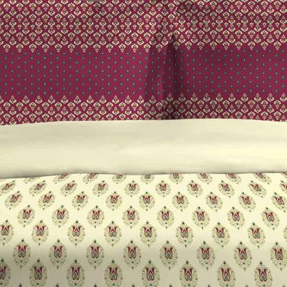 Dreamline by Big Bazaar 100 TC Cotton Double Printed Flat Bedsheet