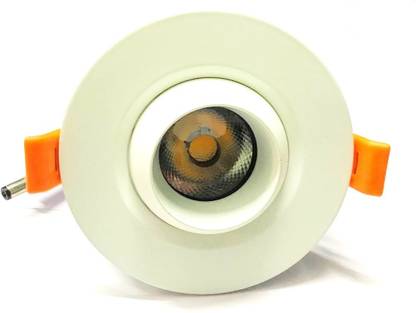 FOS 10W LED COB Eyeball Spot Light, 1100 LUMENS (Cool White 6500k) Recessed Ceiling Lamp