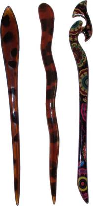 TYYU Combo of Multi Color Juda Sticks Bun Stick