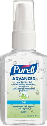 Purell 60 ml Pump Bottle Hand Sanitizer Bottle