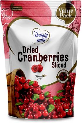 Delight nuts Dried Cranberries Sliced- 750gm (Value Pack) Cranberries